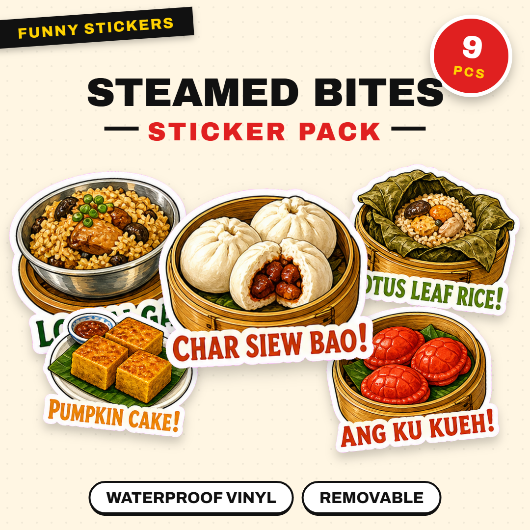 Traditional Steamed Bites Breakfast Club Sticker Pack