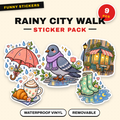 Rainy City Cafe Walk