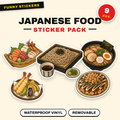 Japanese Food Favorites Sticker Pack