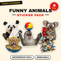 Funny Animal Chaos Sticker Pack