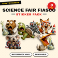 Animal Science Fair Fiasco Sticker Pack