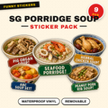 Singapore Soups & Porridge Breakfast Club Sticker Pack