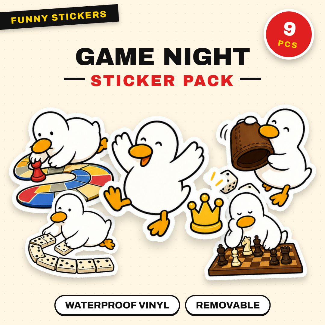 Board Game Night Sticker Pack