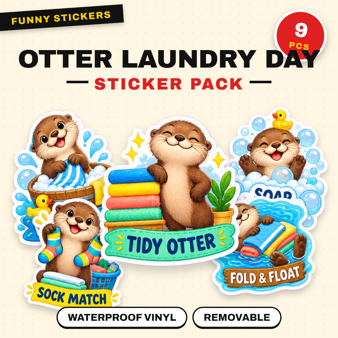 Otter Laundry Day
