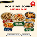 Kopitiam Hawker Soups & Porridge Sticker Pack