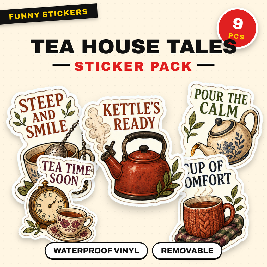 Tea House Tales Sticker Pack