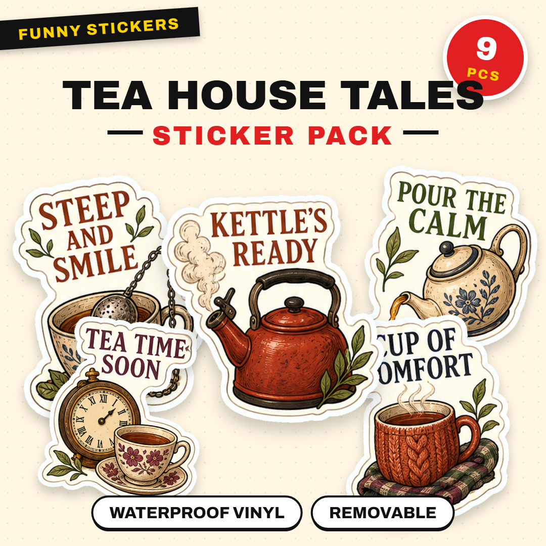 Tea House Tales Sticker Pack