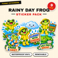 Rainy Day Frog Club Sticker Pack