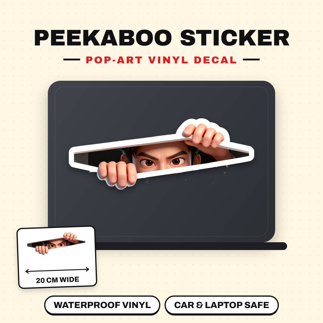 Wang Peeking Sticker