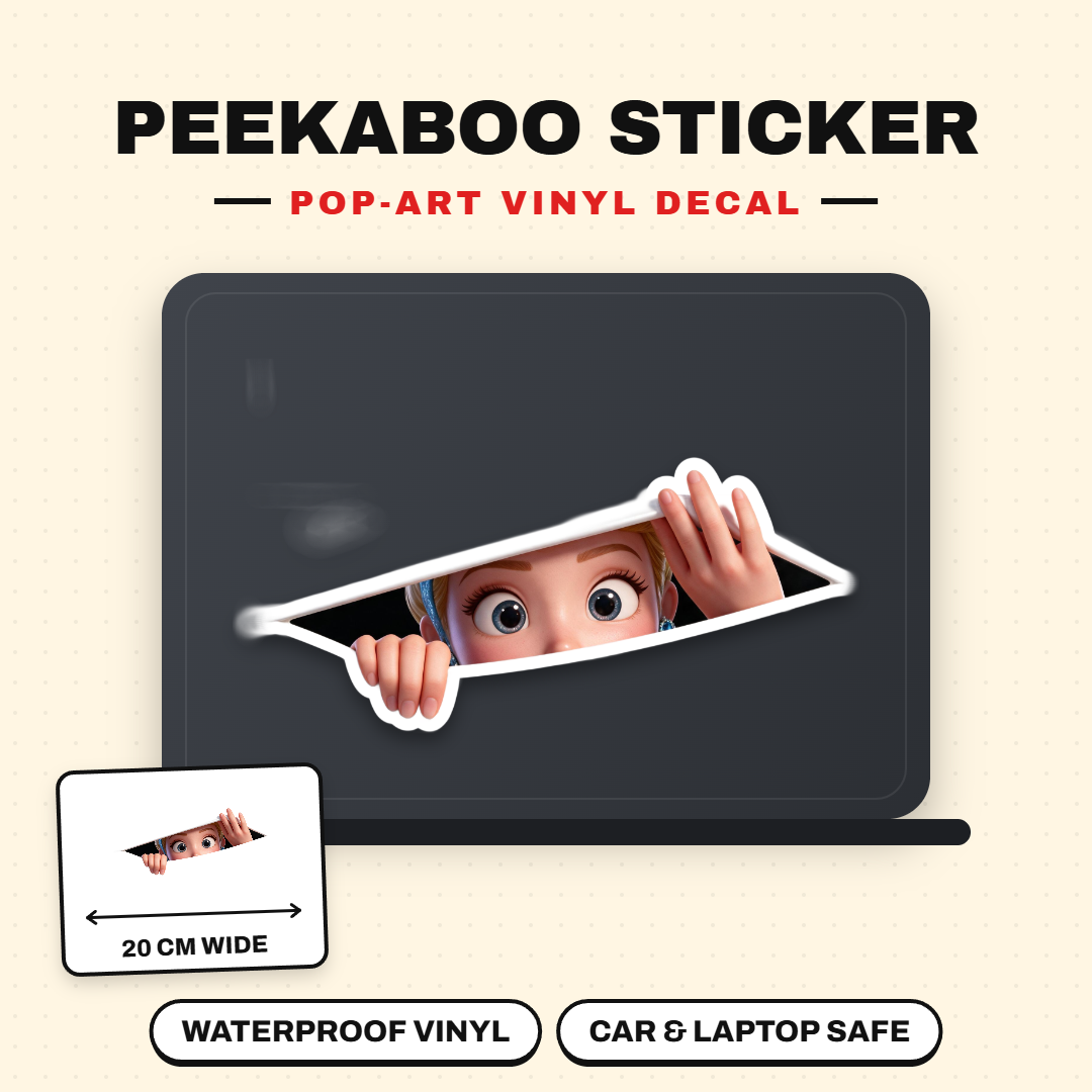 Cinderella Peek Sticker