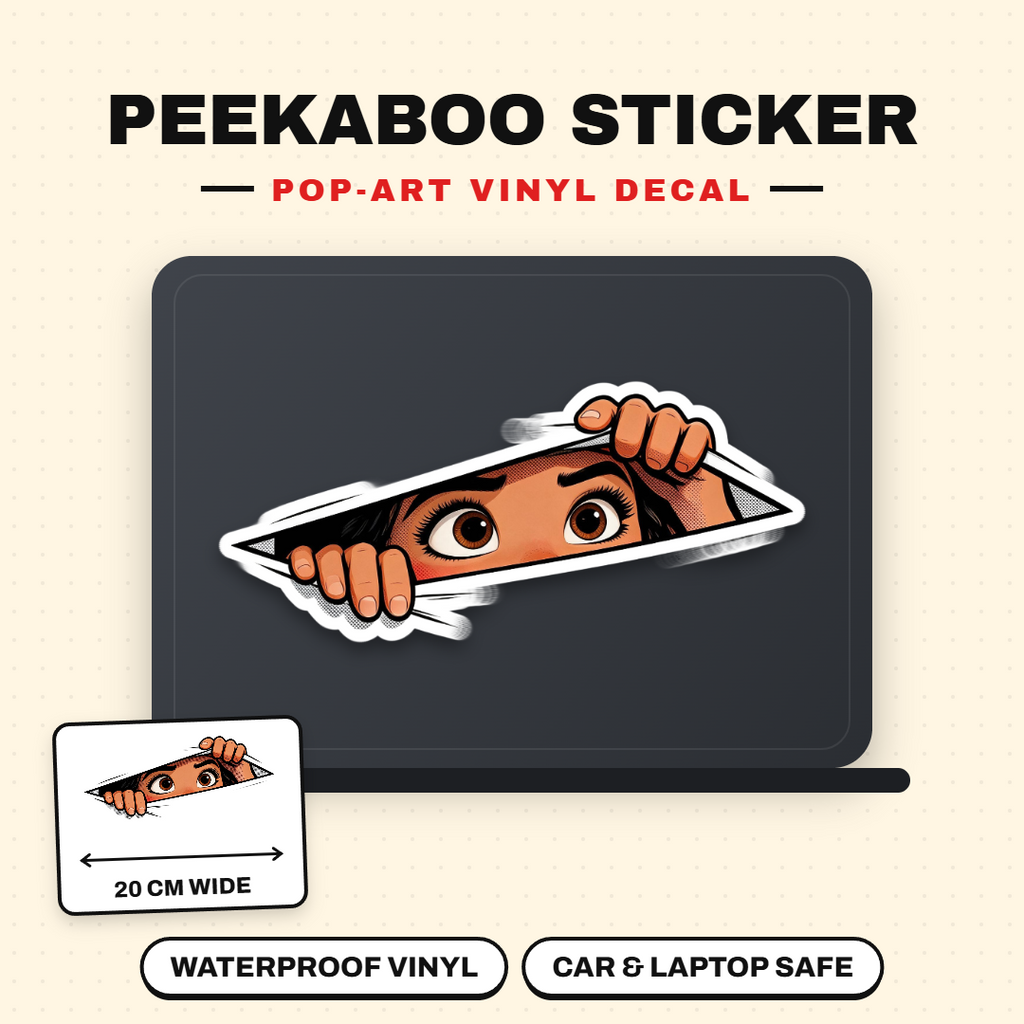 Moona Peeking Sticker