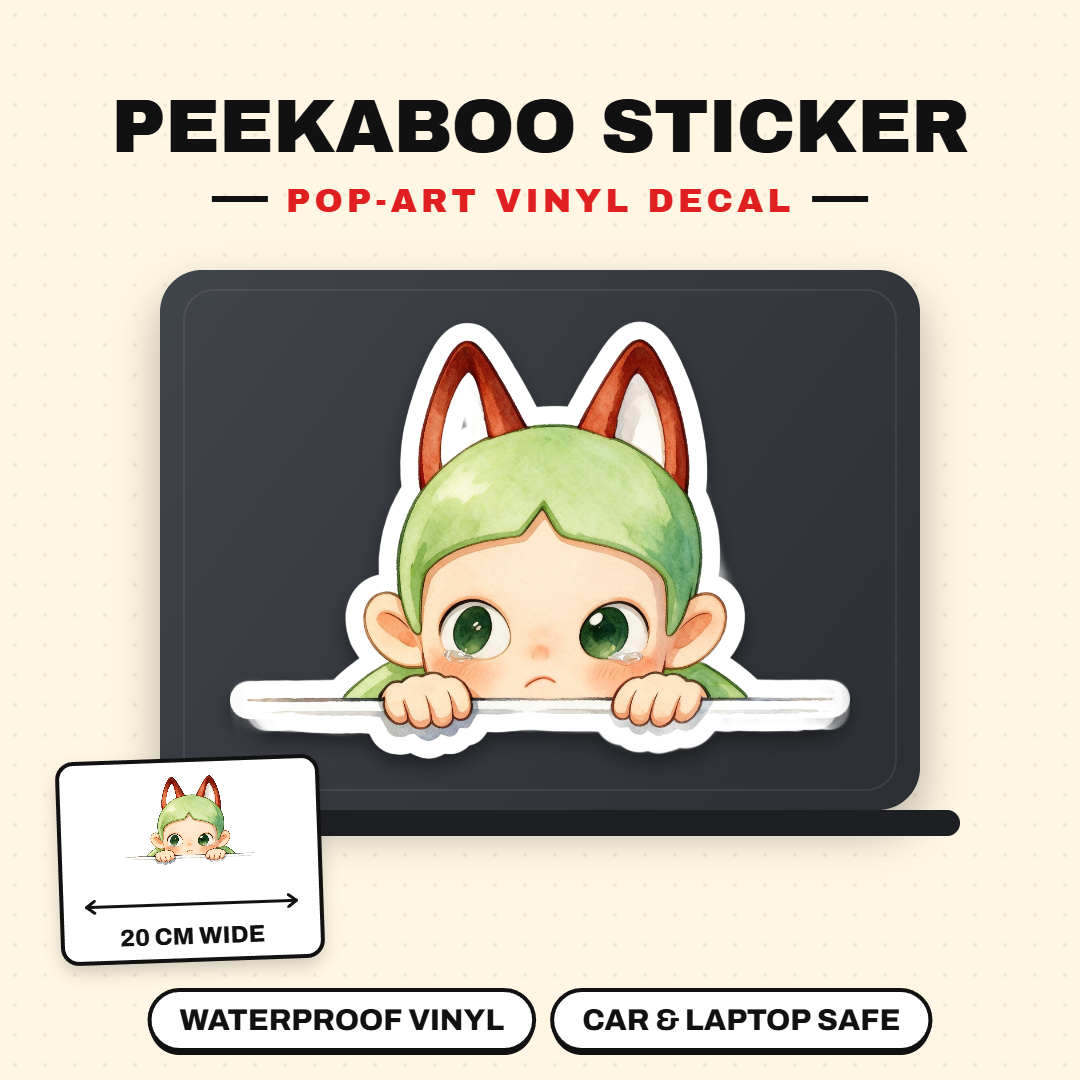 Zsiga Peeking Sticker