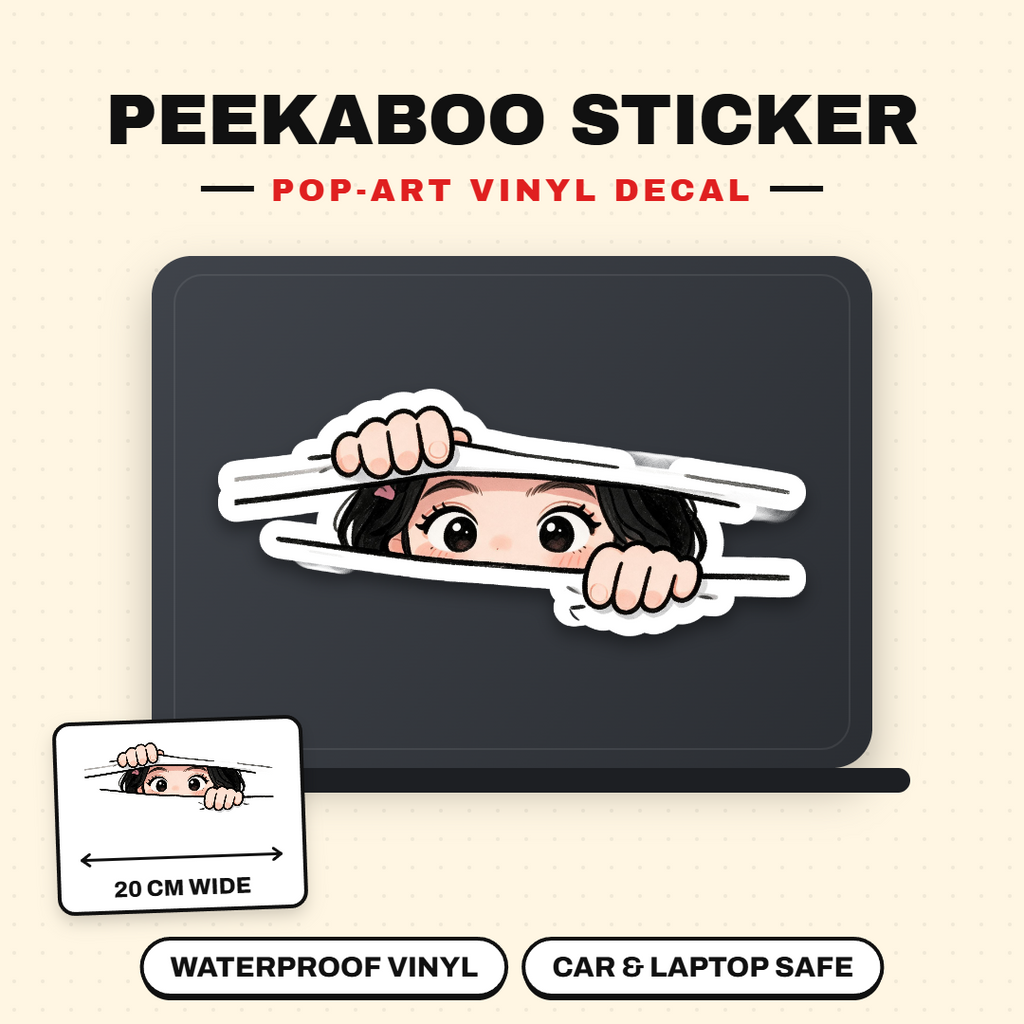 Kim Peeking Sticker