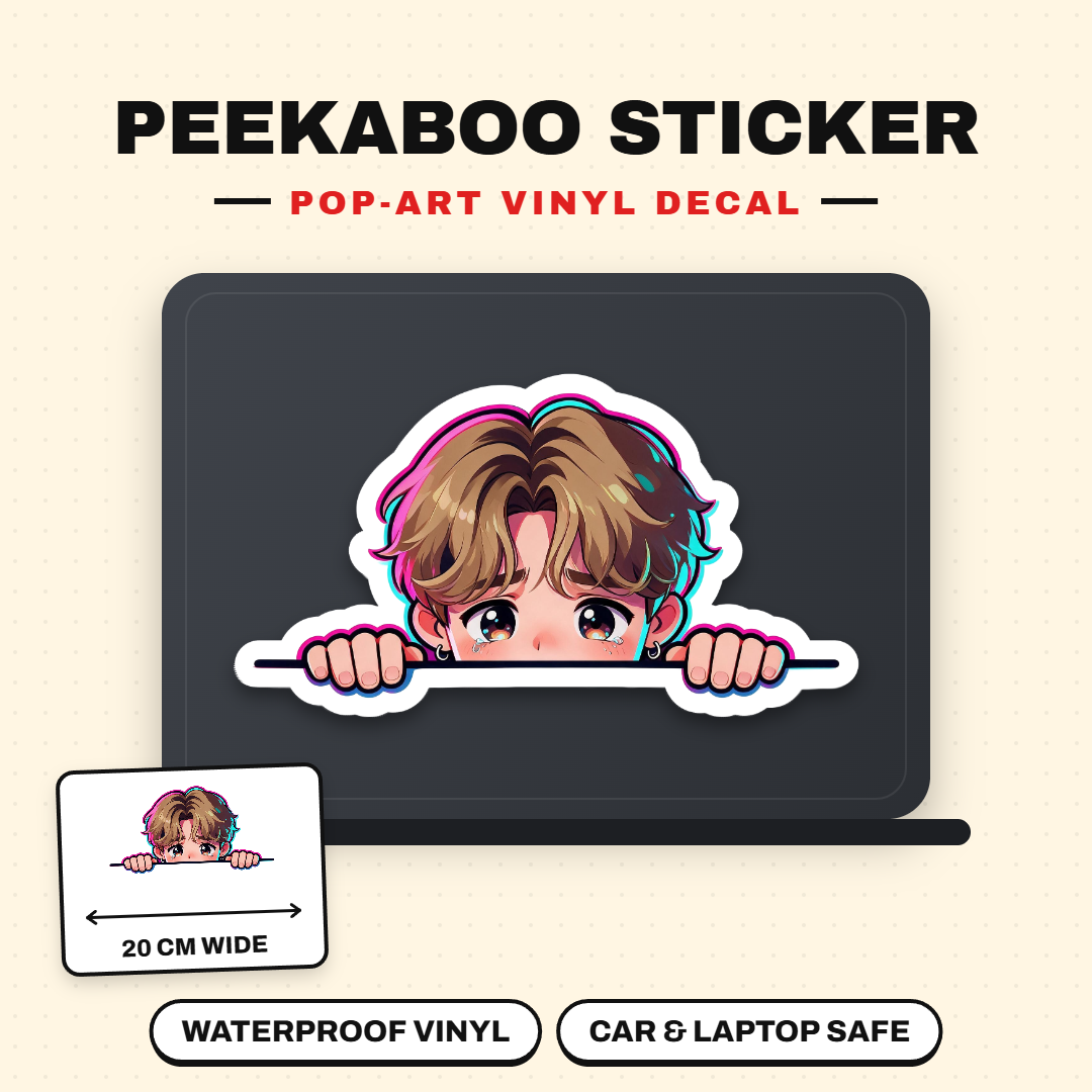Lu Peeking Sticker
