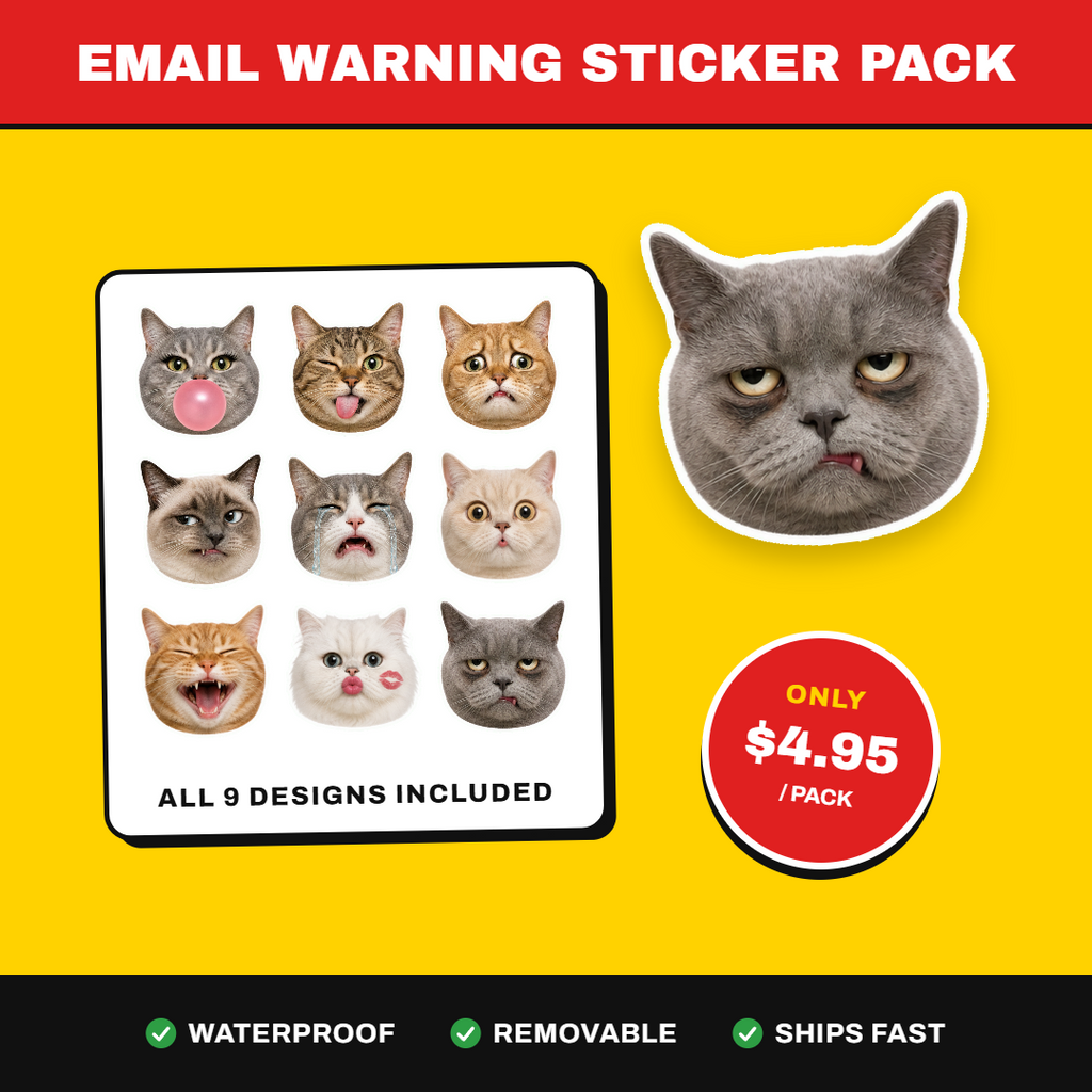 Sassy Cat Faces Sticker Pack