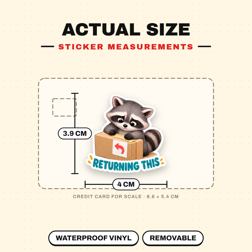 Racoon's parcel