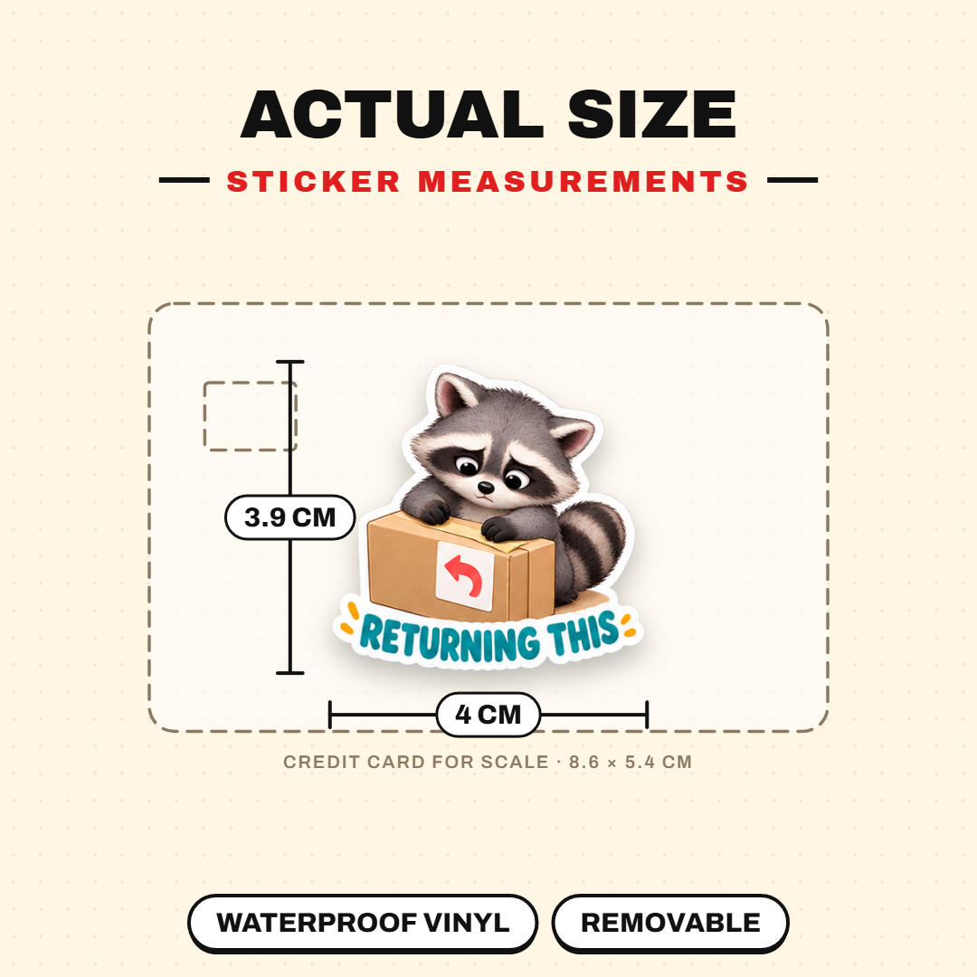 Racoon's parcel