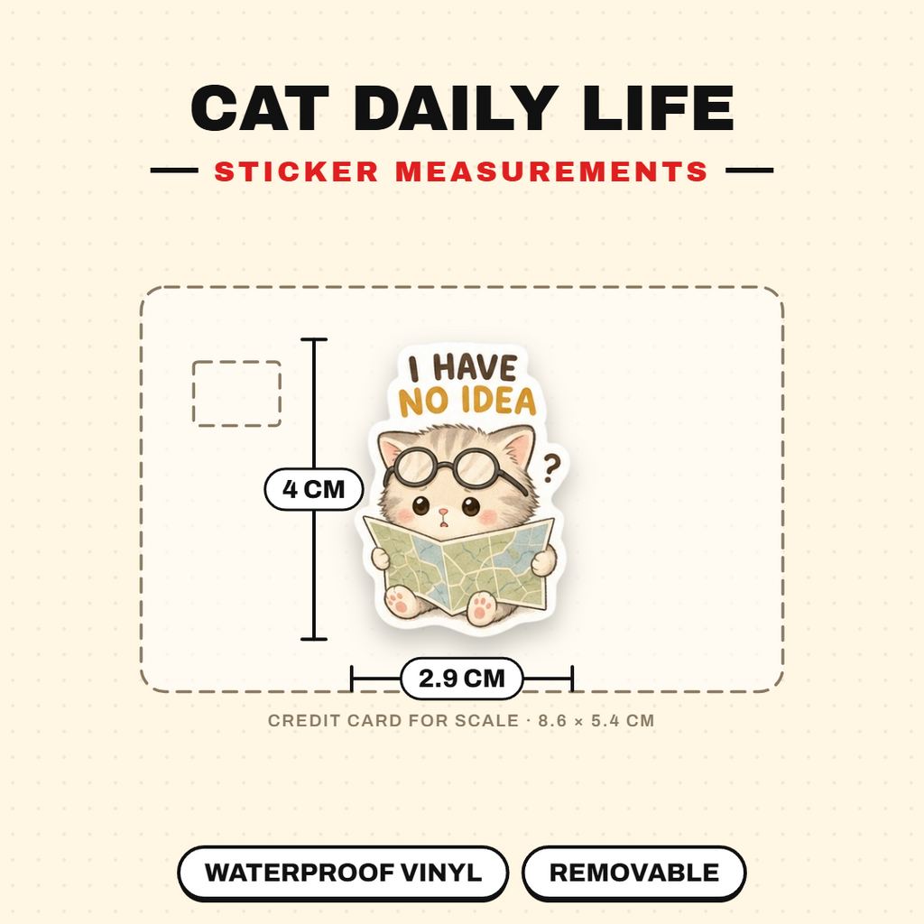 Cat Daily Life Sticker Pack