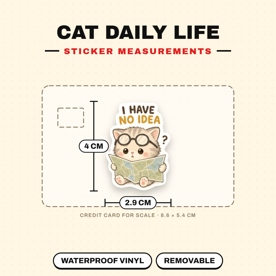 Cat Daily Life Sticker Pack