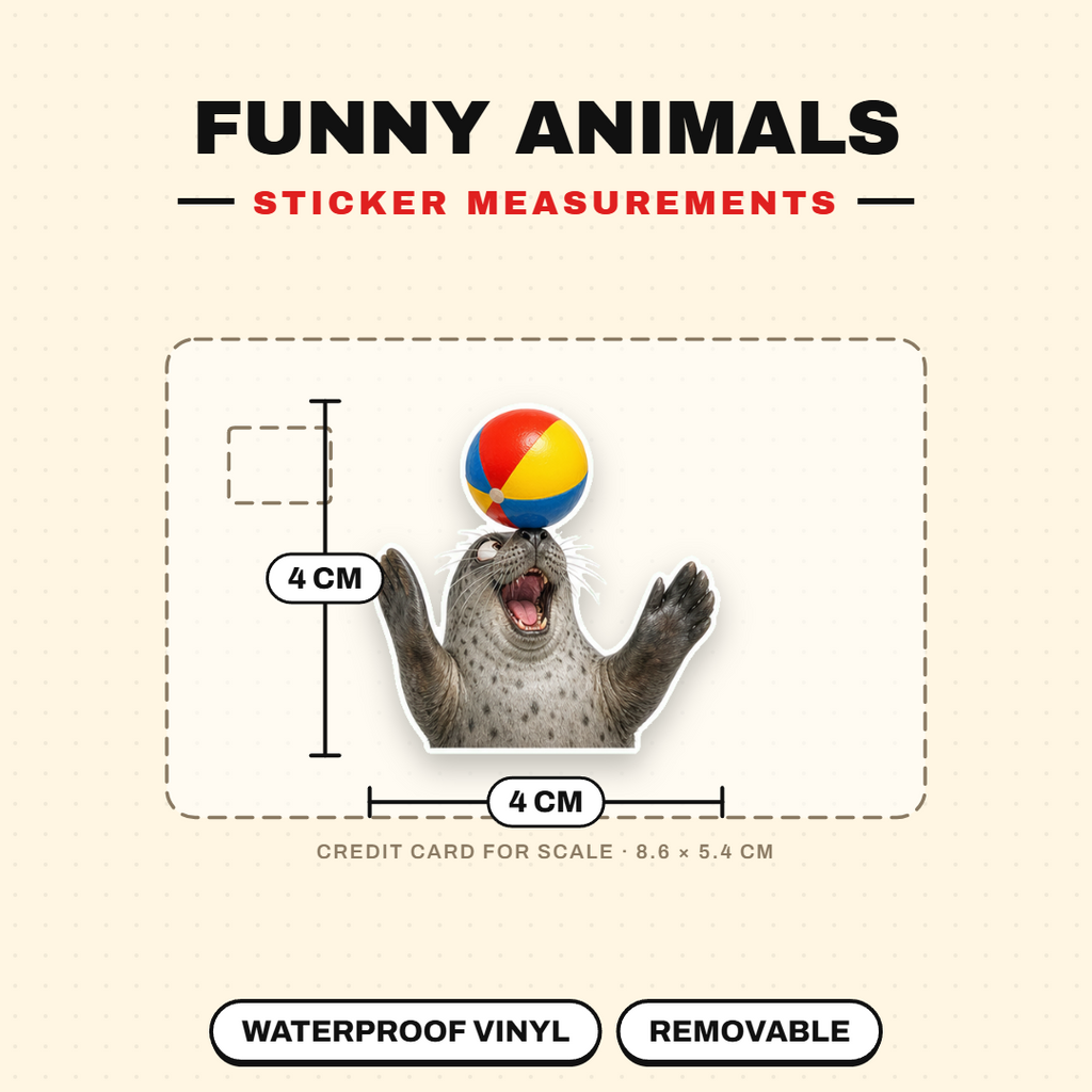 Funny Animal Chaos Sticker Pack