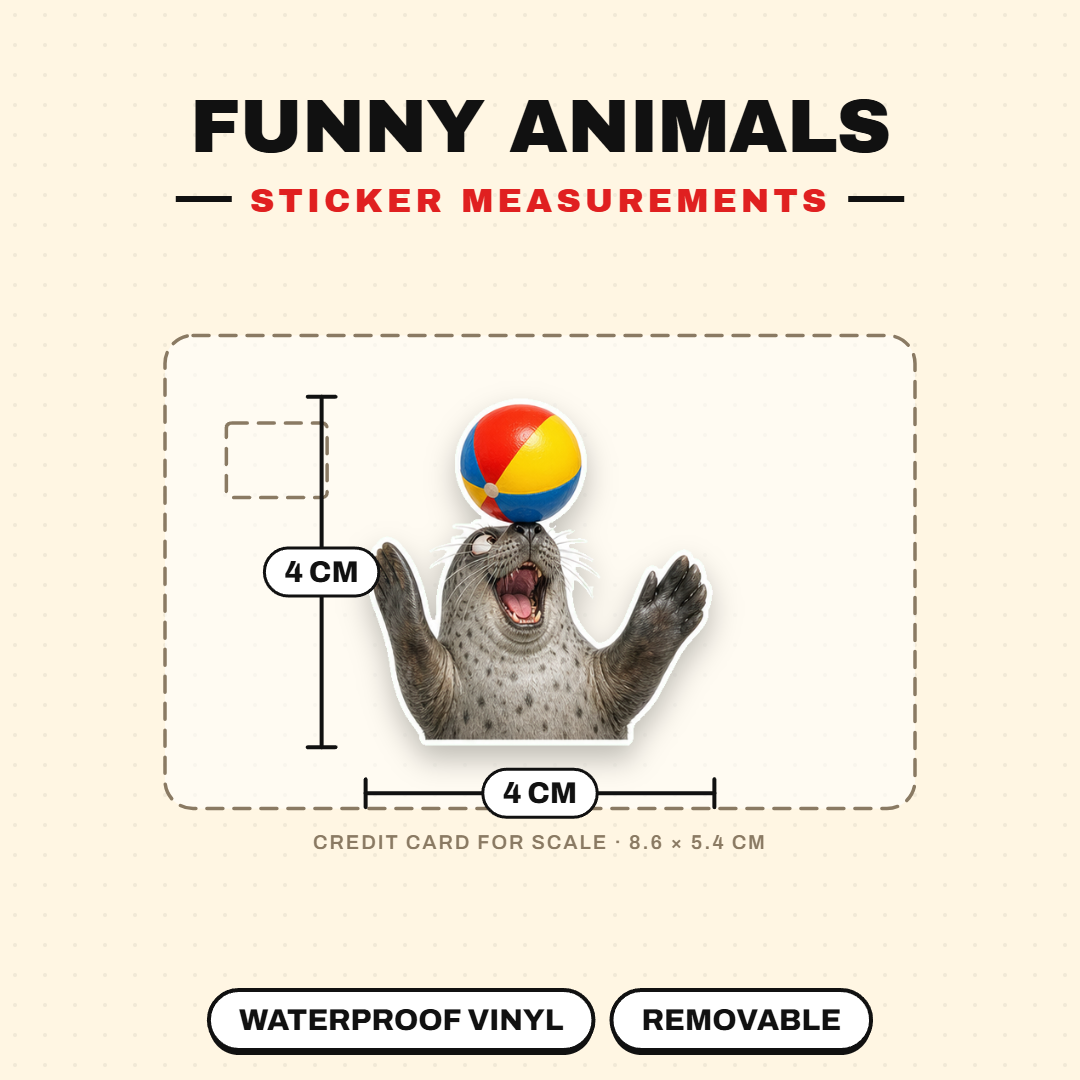 Funny Animal Chaos Sticker Pack