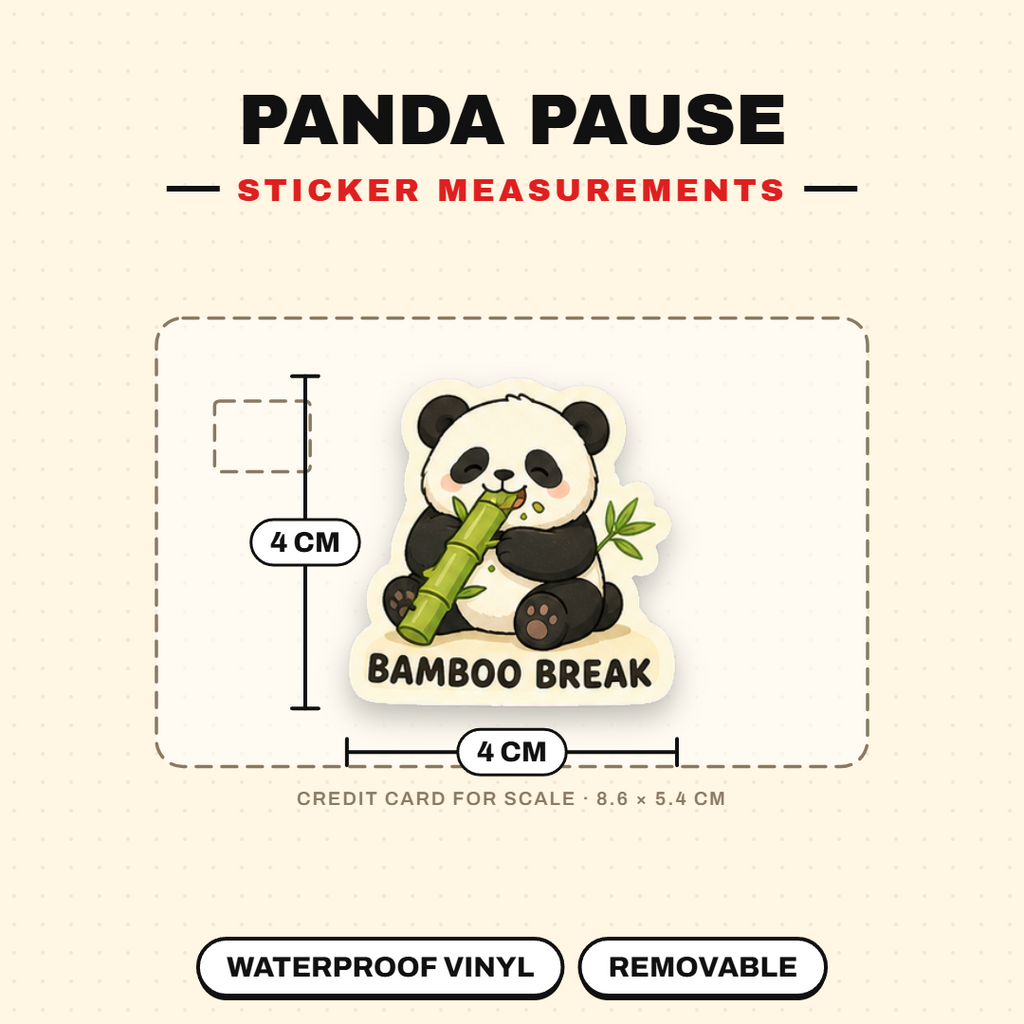 Panda Pause Club Sticker Pack