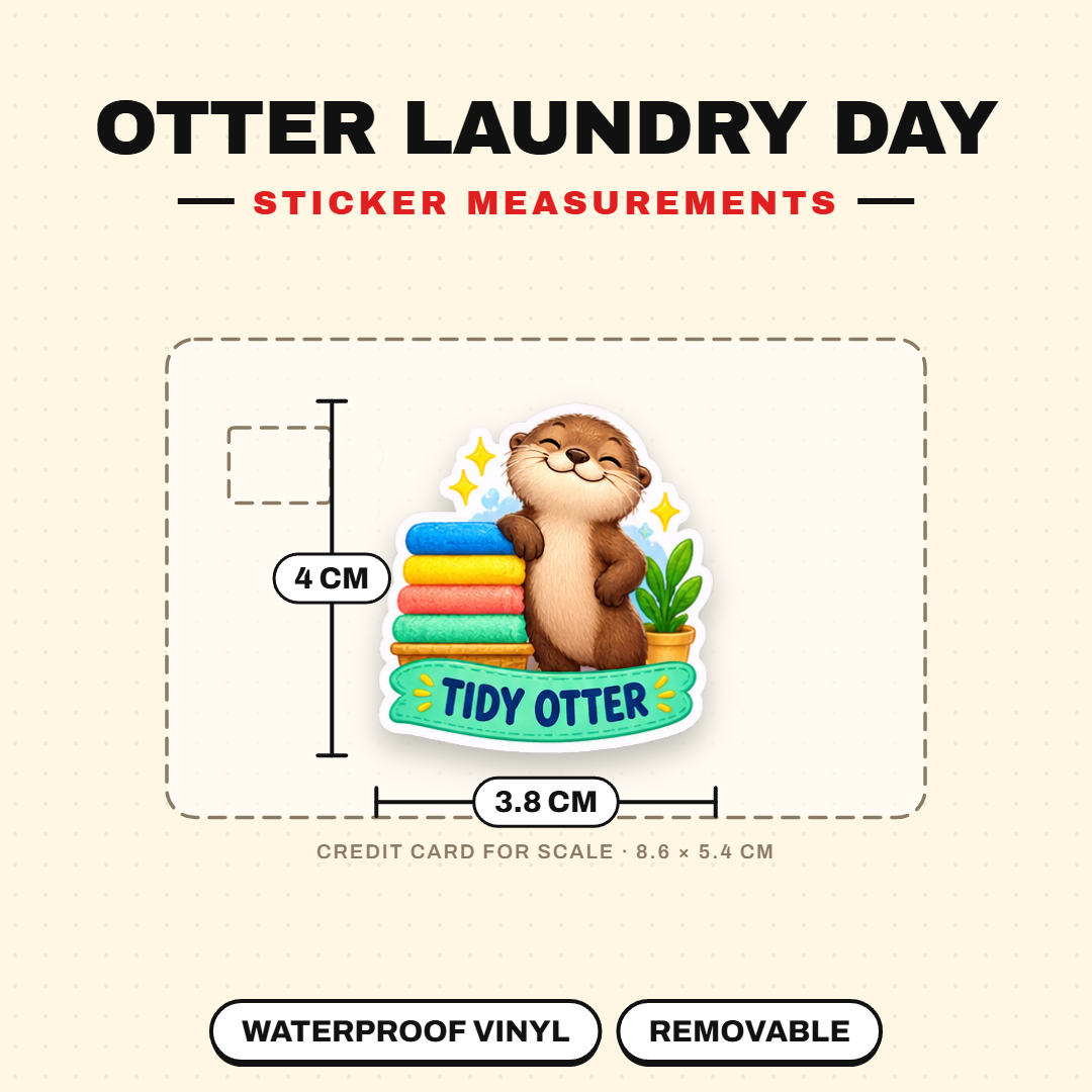 Otter Laundry Day