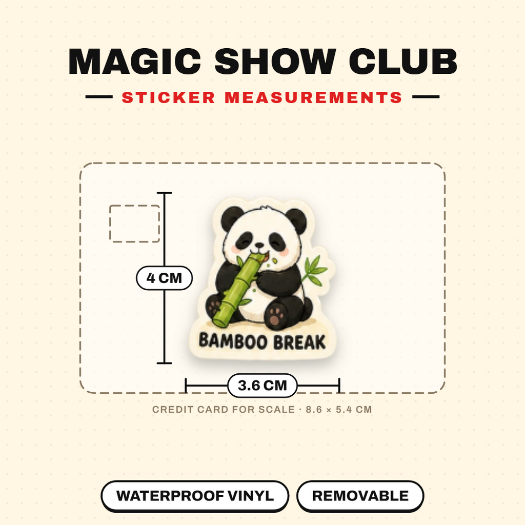 Magic Show Club Vintage Magic Sticker Pack