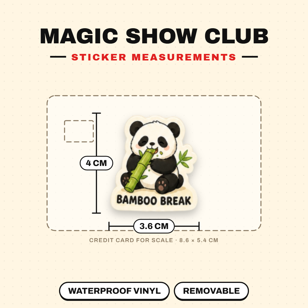 Magic Show Club Vintage Magic Sticker Pack