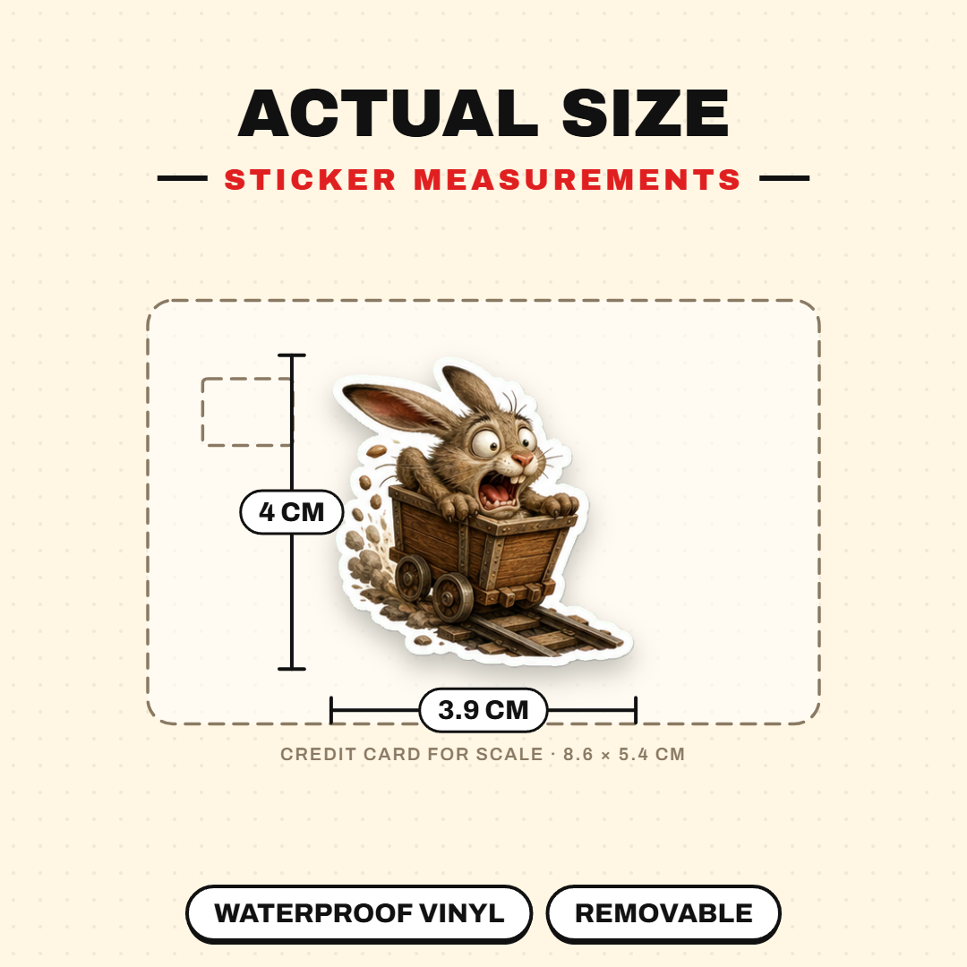 Wild West Animal Panic Sticker Pack
