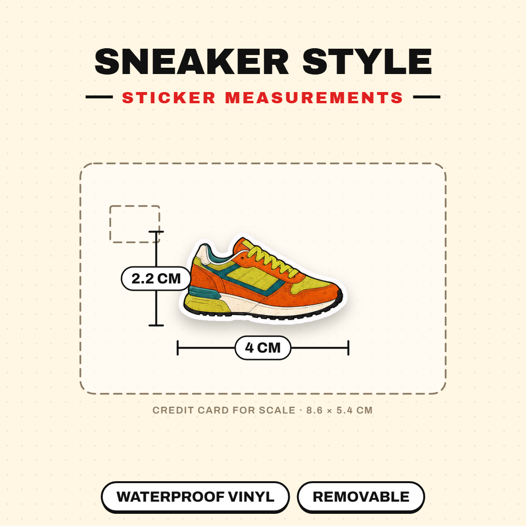 Sneaker Style Sticker Pack