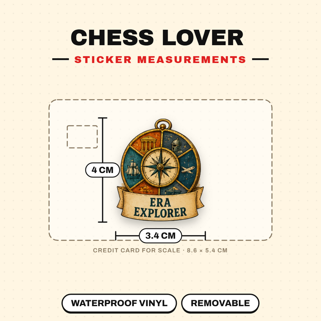 Chess Lover Waterproof Sticker Pack