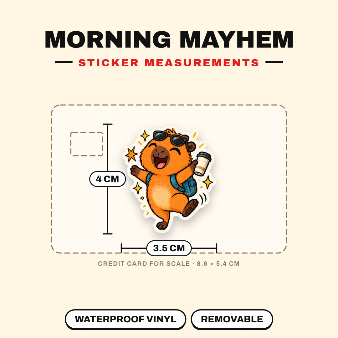 Capybara Morning Mayhem