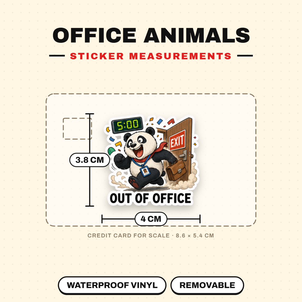 Office Animals & Workplace Chaos Sticker Pack