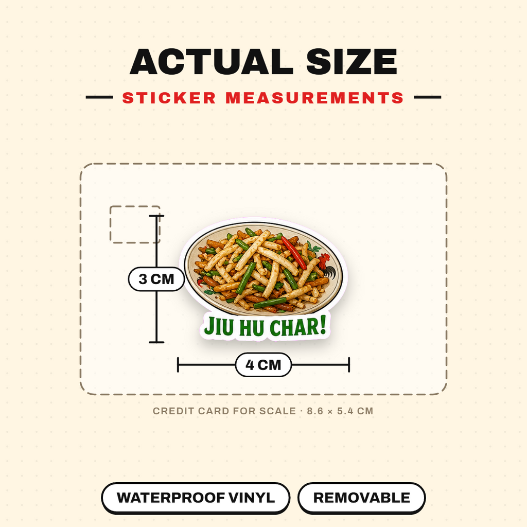 Peranakan Savouries Breakfast Club Sticker Pack