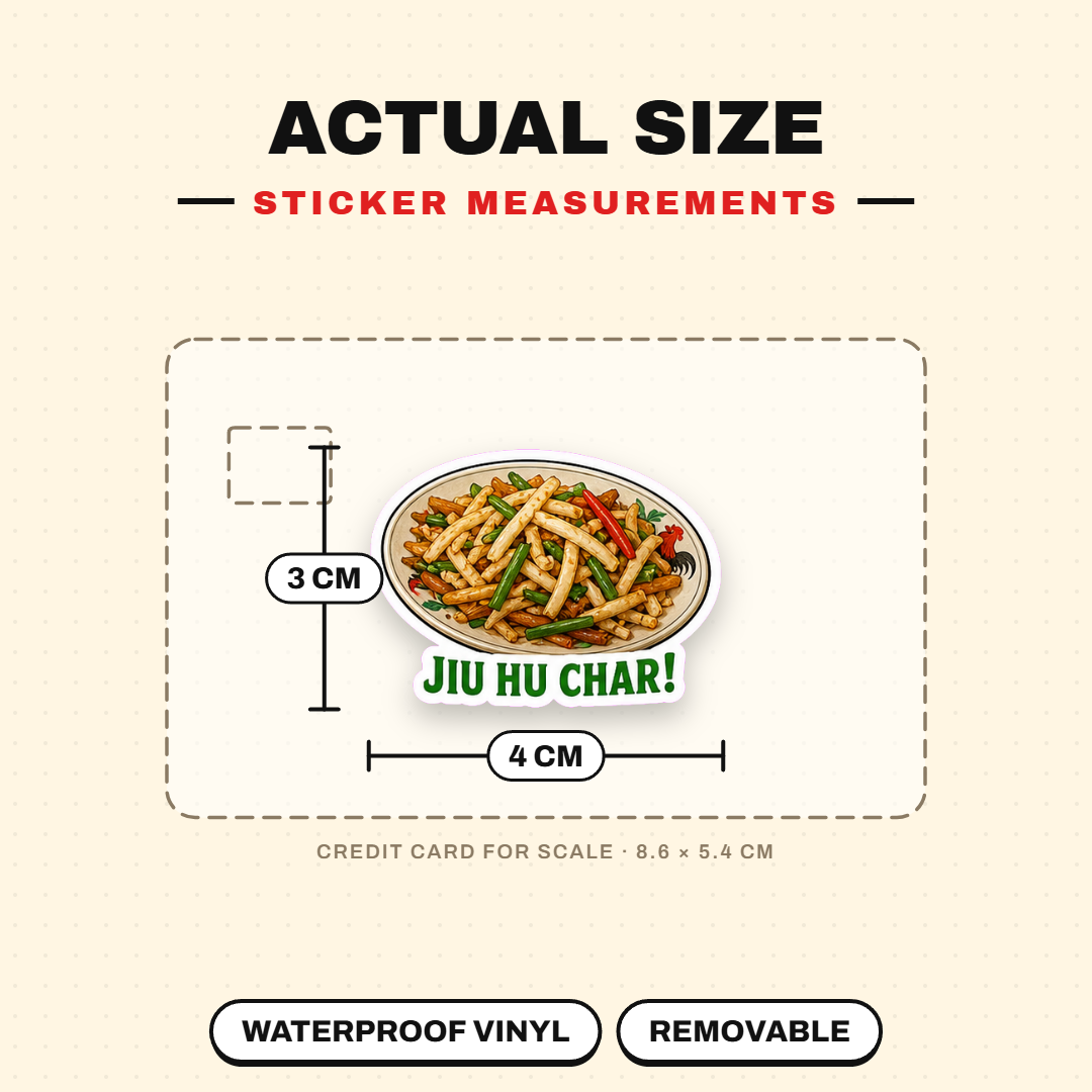 Peranakan Savouries Breakfast Club Sticker Pack