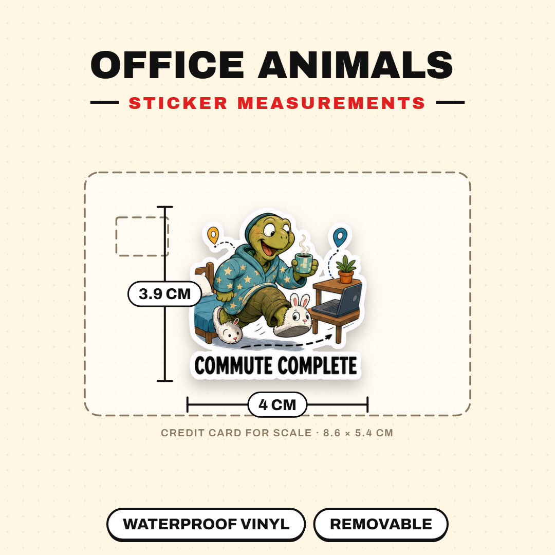 Office Animals & Workplace Chaos Sticker Pack