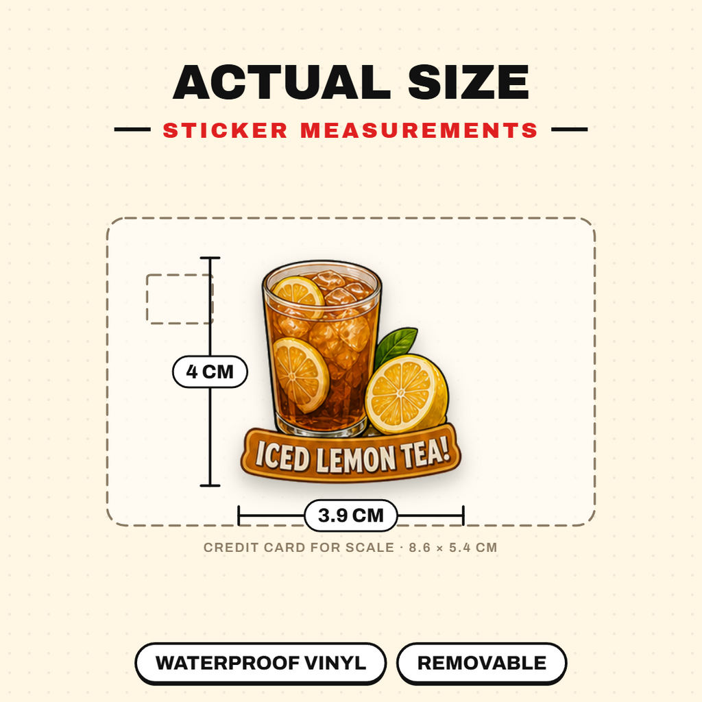 Kopitiam Cold Drinks Breakfast Club Sticker Pack