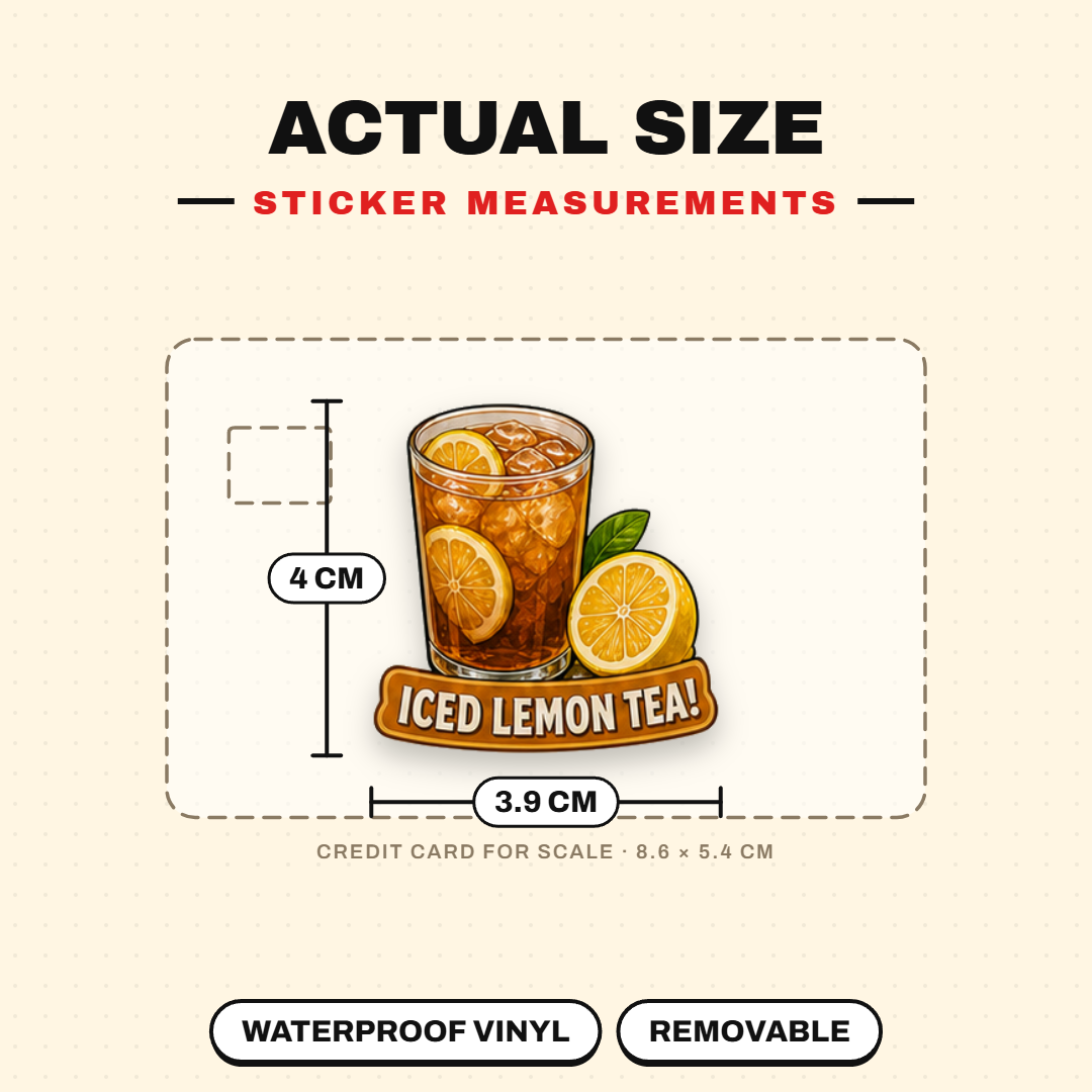 Kopitiam Cold Drinks Breakfast Club Sticker Pack