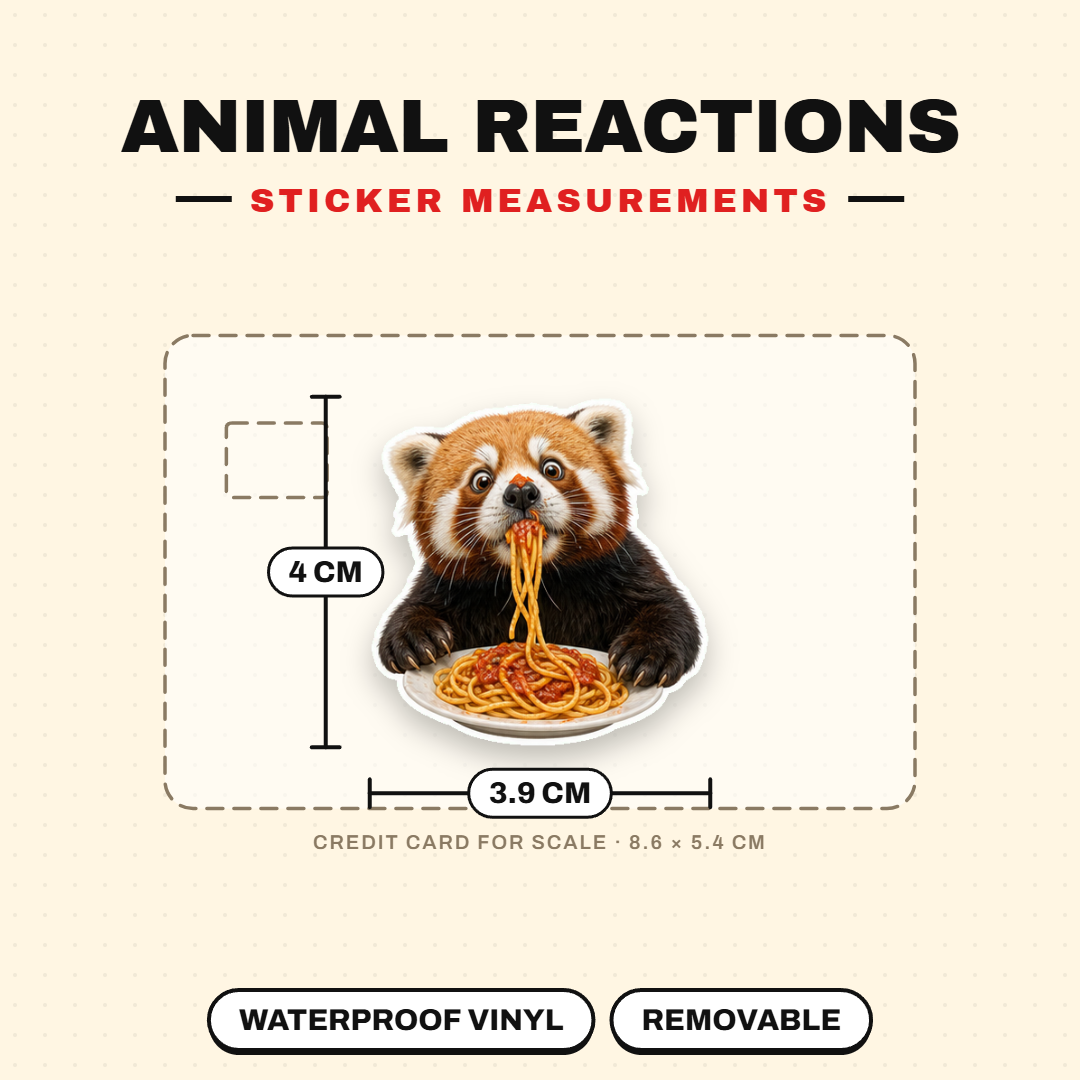Wild Animal Reactions Sticker Pack