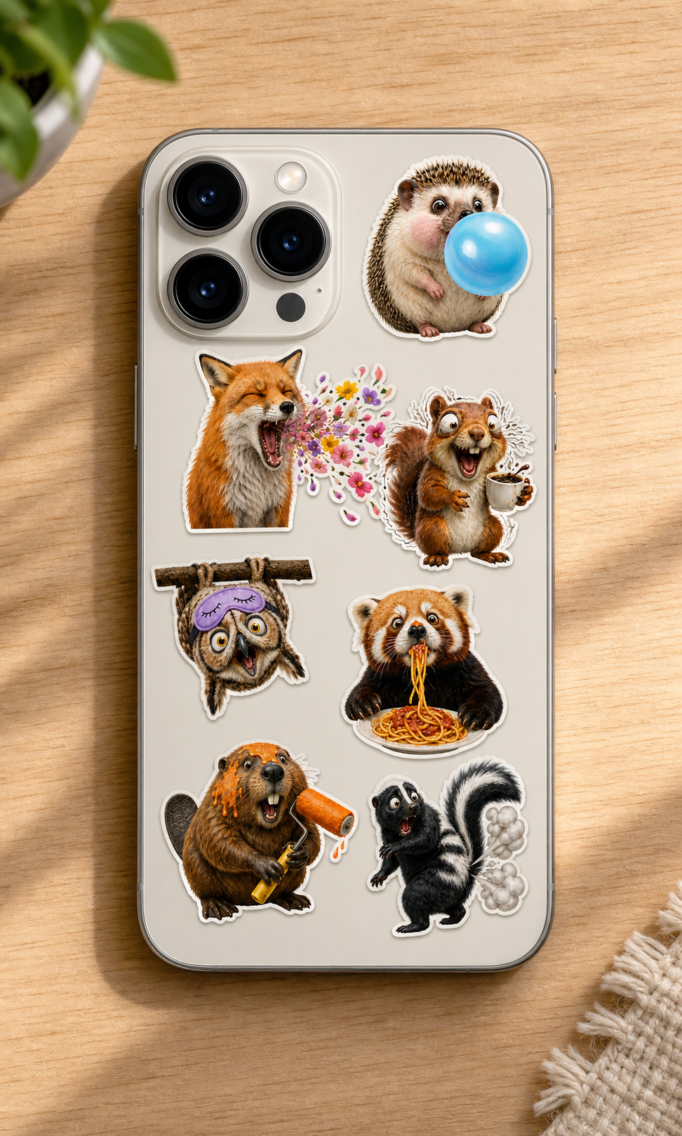 Wild Animal Reactions sticker pack product image 2