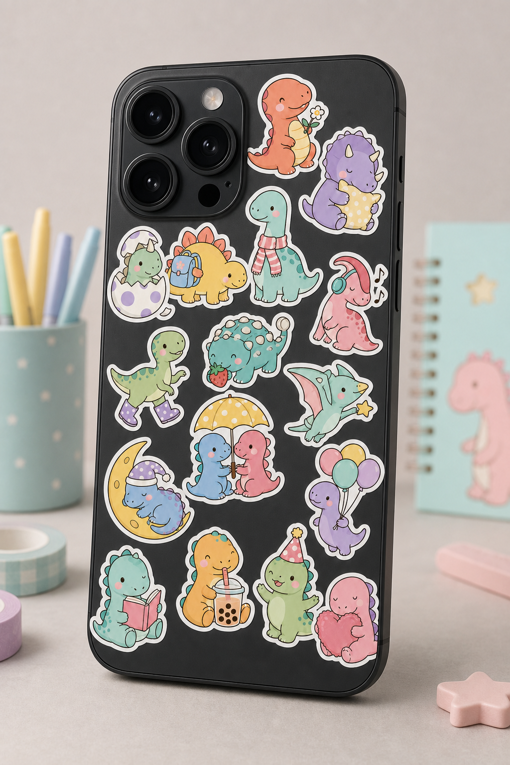 Cute Dinosaur Sticker Pack