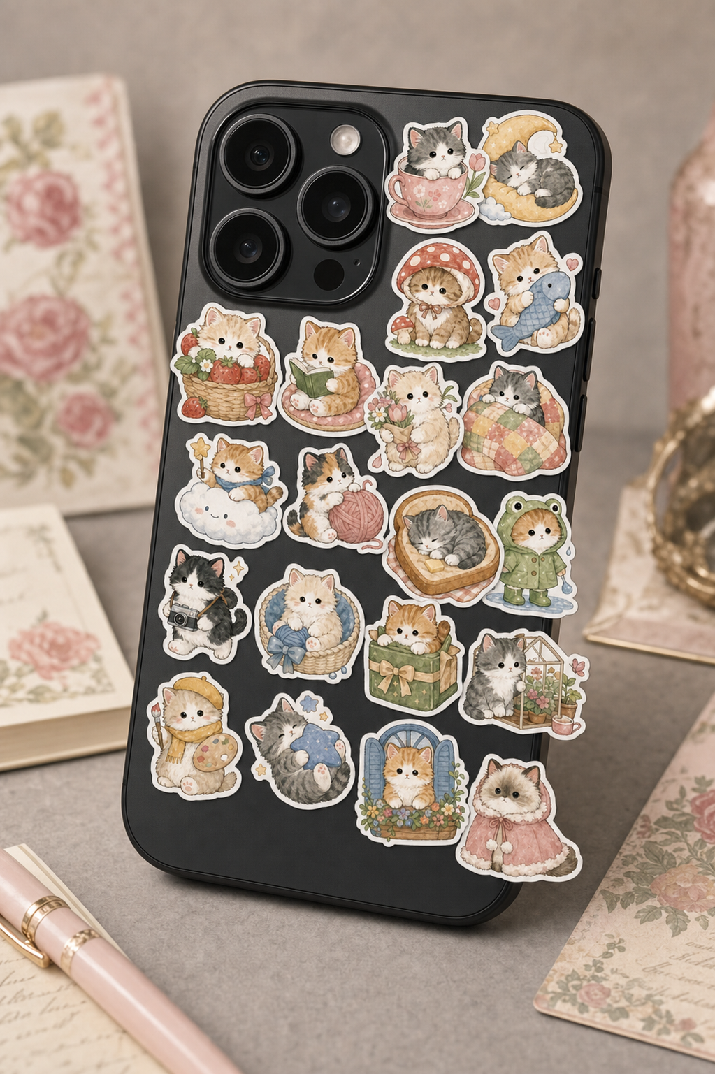 Cozy Kitten Sticker Pack