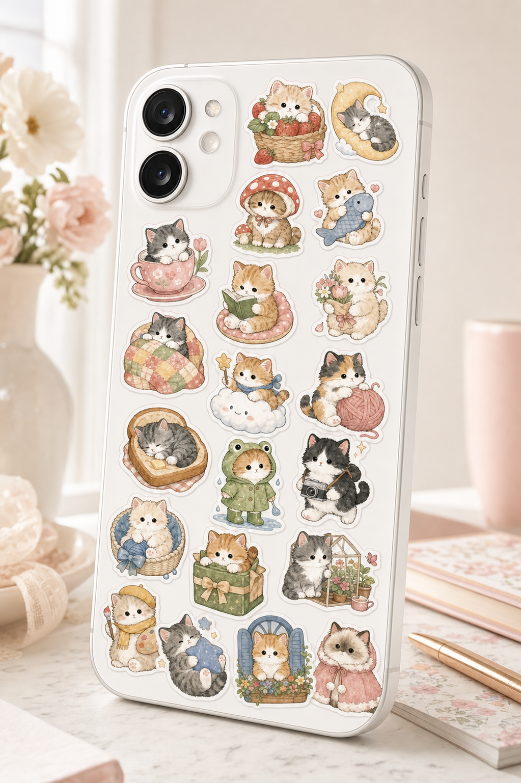Cozy Kitten Sticker Pack