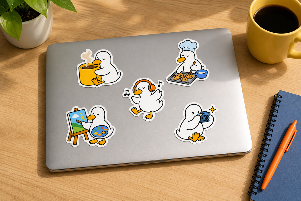Little Duck’s Everyday Adventures sticker pack product image 6