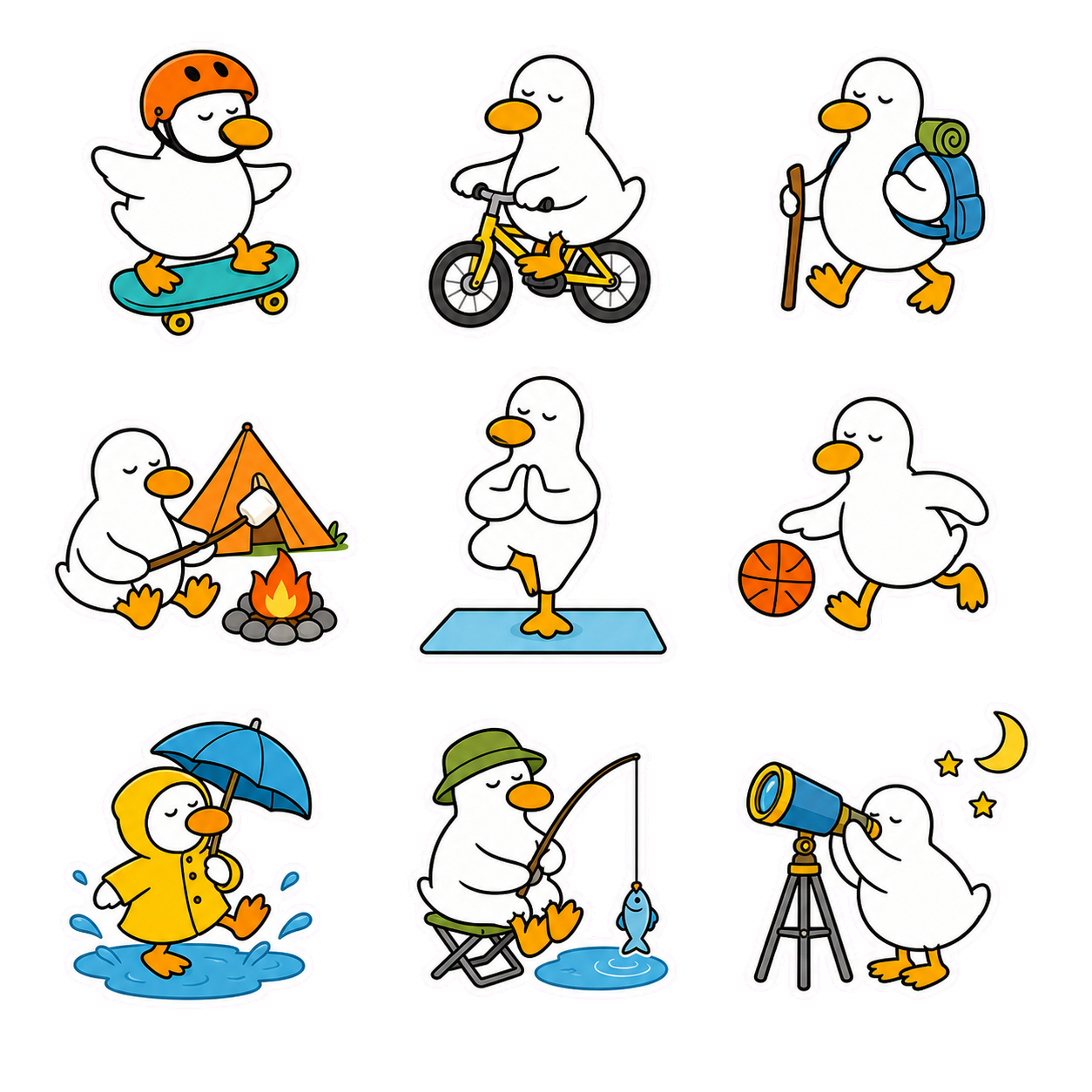Little Duck’s Everyday Adventures sticker pack product image 3