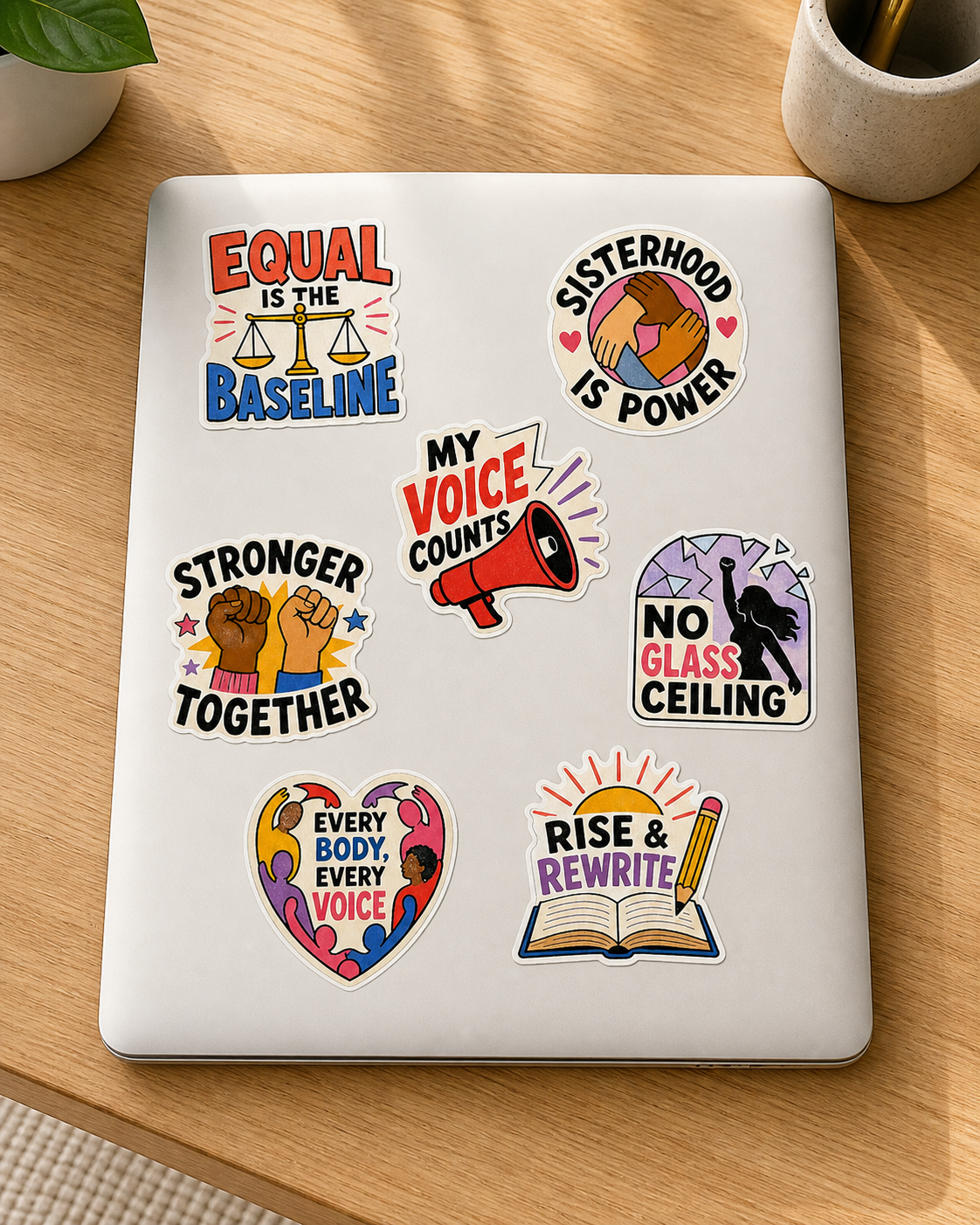 Feminist Empowerment & Sisterhood sticker pack product image 4