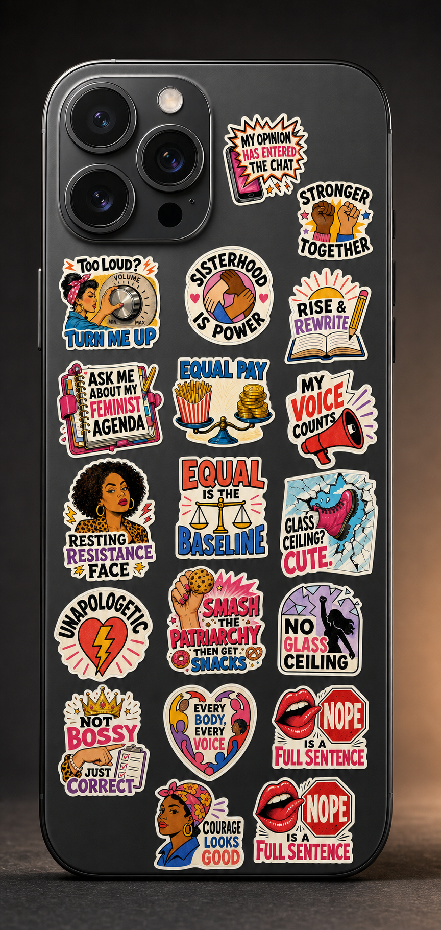 Feminist Empowerment & Sisterhood Sticker Pack