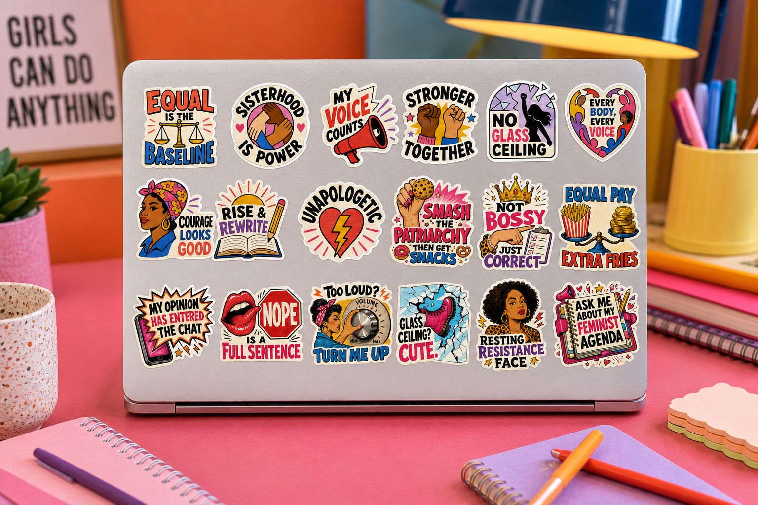 Feminist Empowerment & Sisterhood Sticker Pack