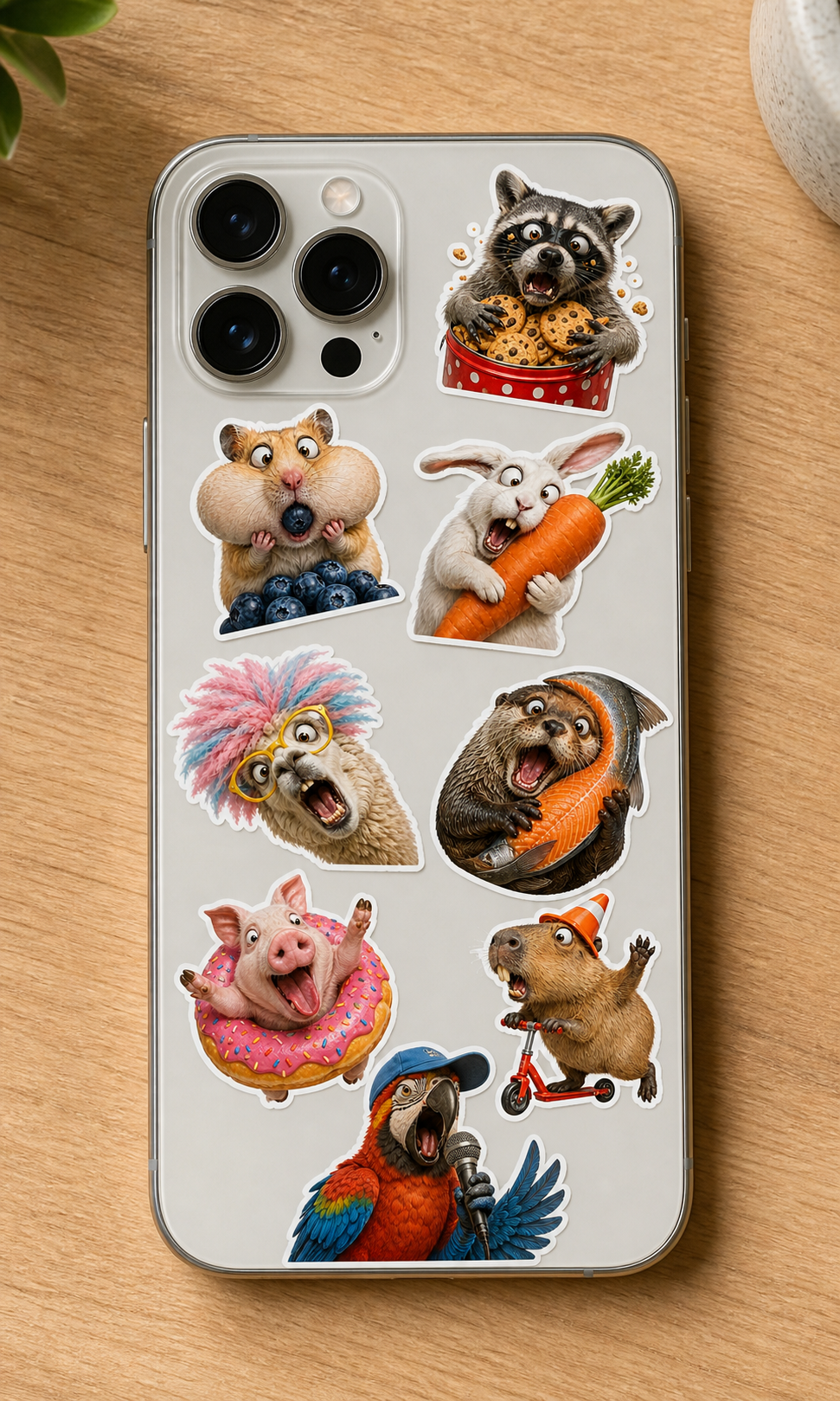Funny Animal Chaos sticker pack product image 5